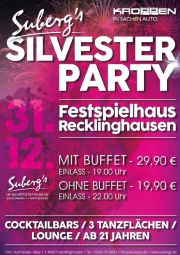 Tickets für Suberg`s Silvester Party - ohne Buffet am 31.12.2015 - Karten kaufen